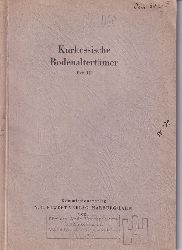 Uenze,Otto (Hsg.)  Kurhessische Bodenaltertmer Heft III (1 Heft) 