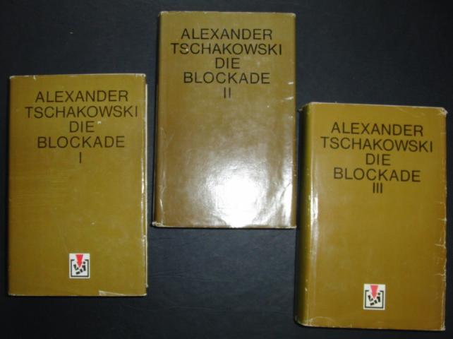 Tschakowski , Alexander   Die Blockade -  5 Bücher in 3 Bänden  
