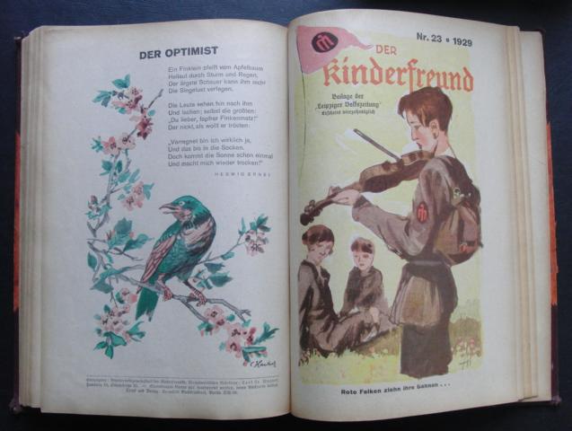 Hrsg. Leipziger Volkszeitung     Der  Kinderfreund - vollständiger Jahrgang 1929 