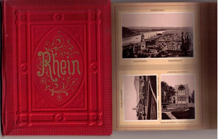   Leporello  - Album Der  Rhein mit 39 Ansichten  