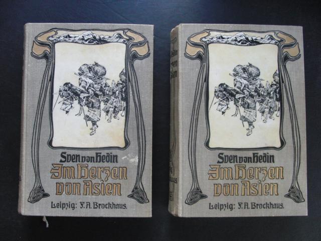 Hedin ,Sven   Im Herzen von Asien   ( Beide Bände )  