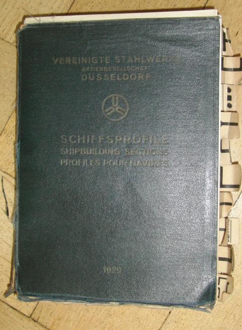 Hrsg. Vereinigte Stahlwerk AG   Schiffsprofile - Hauptkatalog   