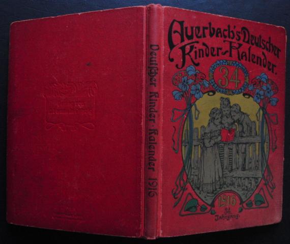 Hrsg. Bötticher , Georg   Auerbachs Deutscher Kinderkalender  1916  