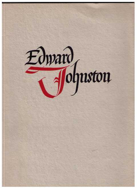 Simons,Prof. A.   Edward Johnston und die englische Schriftkunst   