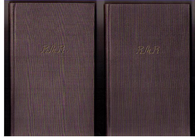 Rilke , Rainer Maria   Werke - Auswahl in zwei Bänden  