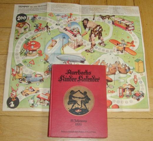 Holst,Dr.Adolf   Auerbachs Deutscher Kinderkalender  1933  MIT  Spielbeilage   
