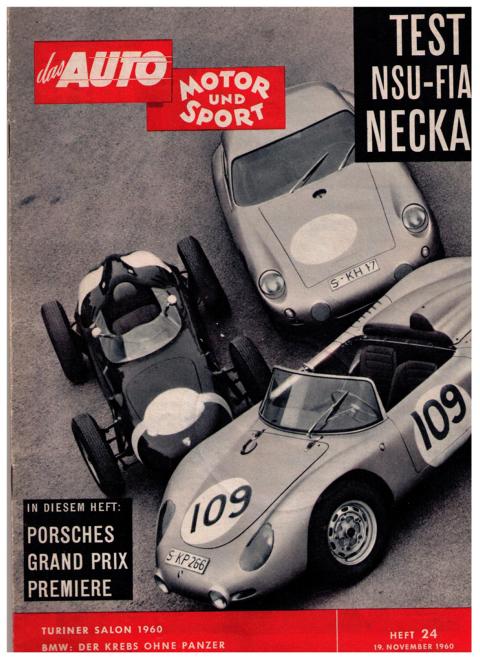 Hrsg. Pietsch , Paul und Dietrich - Troelch , Ernst   Das Auto - Motor und Sport  -  Heft 24 von 1960    