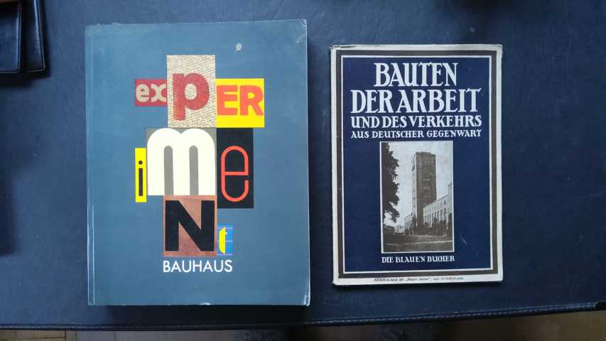 Müller - Wulckow , Walter    Bauten der Arbeit und des Verkehrs aus deutscher Gegenwart  + Zugabe  Bauhaus - Ausstellungskatalog Berlin September  1988 "  