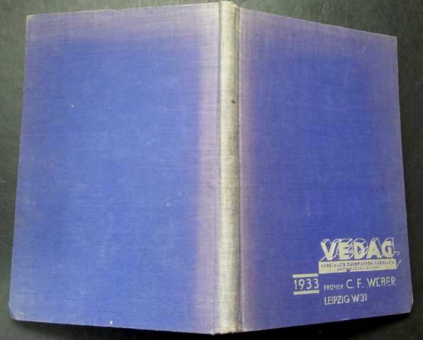 Hrsg. Geheimer Baurat Falian , c.   VEDAG - Buch 1933  