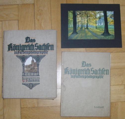 Autorenkollektiv   Das Königreich Sachsen in Farbphotographie  + Originalbroschur  