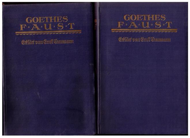 Traumann , Ernst     Goethes Faust nach Enstehung und Inhalt erklärt    