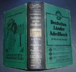 Hrsg . Deutscher Zentralverlag GmbH    Deutsches Lnder - Adrebuch  fr Handel und Industrie  Band 1    