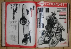 Hrsg. Deutscher Motorsport - Verband der DDR     Illustrierter Motorsport  1971 = vollstndiger Jahrgang !   