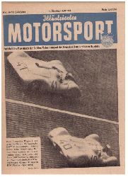 Hrsg. Deutscher Motorsport - Verband der DDR     Illustrierter Motorsport  - 1. Oktober  1954 - Heft  , Nr. 19  ,  