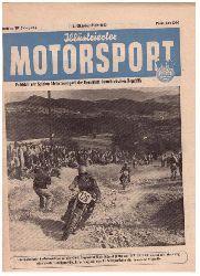 Hrsg. Deutscher Motorsport - Verband der DDR     Illustrierter Motorsport  - 2. Oktober    - Heft 1953 , Nr. 19 ,  