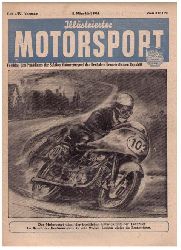Hrsg. Deutscher Motorsport - Verband der DDR     Illustrierter Motorsport  - 2. Mrz - Heft  1954, Nr. 6 ,  