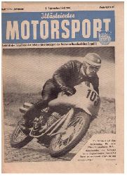Hrsg. Deutscher Motorsport - Verband der DDR     Illustrierter Motorsport  - 1. September - Heft 1954 , Nr. 17 ,  