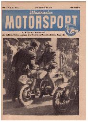 Hrsg. Deutscher Motorsport - Verband der DDR     Illustrierter Motorsport  - 2. November   - Heft  1955, Nr. 22 ,  