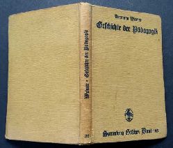 Weimer , Prof. Dr. Hermann   Geschichte der Pdagogik   