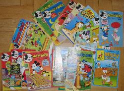    Walt Disneys  Micky Maus   Konvolut von 24 Originalheften aus den Jahren 1980-1992  + 8 Zugaben 