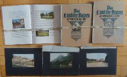 Hrsg. Ganghofer , Ludwig     Das Land der Bayern in Farbenphotographie - 2 Bnde  ( kein Reprint ! )  