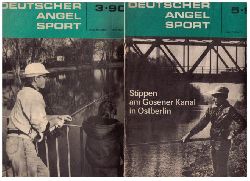 Hrsg. Deutscher Anglerverband der DDR Redaktion - Plomann ,Jrgen    Deutscher Angelsport  1990  Heft  2 , 3 4 und  5  ( Einzelverkauf mglich , siehe Beschreibung !)  