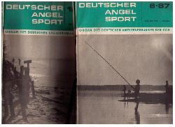Hrsg. Deutscher Anglerverband der DDR Redaktion - Plomann ,Jrgen    Deutscher Angelsport  1987  Heft 1,3,5 , 6 , 7, 8 , 9 ,10 ,  11 und 12 ( Einzelverkauf mglich , siehe Beschreibung !)  