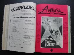 Hrsg. ohne Angaben   Artistik - Internationales Fachblatt fr Variete, Zirkus, Kabarett -1. Jahrgang - vollstndig  