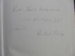 Butze, Herbert   Lavastrme und Aschenregen  ( mit handschriftlicher Widmung des  Autors ) 