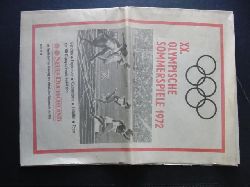 Hrsg. Neues Deutschland   XX Olympische Sommerspiele 1972  