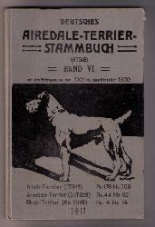 Roloff, K. und Braun, Fr. - Stammbuchfhrer  Rauxel und Frankfurt Main   Deutsches  Airedale - Terrier Stammbuch  - 1911  