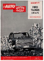 Hrsg. Pietsch , Paul und Dietrich - Troelch , Ernst   Das Auto - Motor und Sport  -  Heft 2 von 1960    
