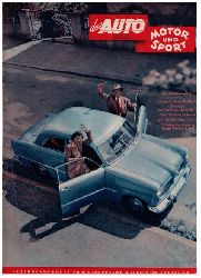 Hrsg. Pietsch, Paul und Dietrich - Troelch, Ernst   Das Auto - Motor und Sport  -  Heft 16  vom 2. August  1952    