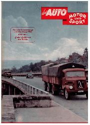 Hrsg. Pietsch, Paul und Dietrich - Troelch, Ernst   Das Auto - Motor und Sport  -  Heft 20  vom  27. September  1952    