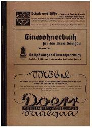 Hrsg.  Adalbert Nagy   Einwohnerbuch fr den Kreis Saulgau Ausgabe 1939 - Vollstndiges  Einwohnerbuch smtlicher Stdte und Landgemeinden des Kreises Saulgau   ( Adrebuch )   
