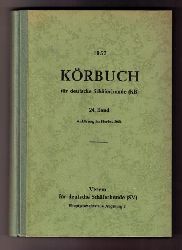 Hrsg." Fachschaft fr deutsche Schferhunde "   Krbuch fr Deutsche Schferhunde 1952  