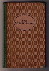 Moll, Friedrich    Holz - Konservierung  ( Holzkonservierung )  