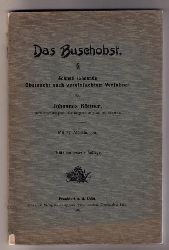 Bttner, Johannes   Das Buschobst  