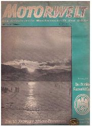 Hrsg. Der Deutsche Automobil - Club (DDAC)    Motorwelt   -  Heft  3 vom 18. Januar  1935   