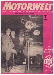 Hrsg. Der Deutsche Automobil - Club (DDAC)    Motorwelt   -  Heft  7 vom 15.Februar  1935   