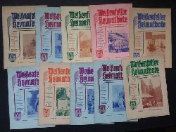 Hrsg.  Rat des Kreises   Weienfelser Heimatbote - 1 Jahrgang 1955 -   9 ( Januar,Februar , September  + Oktober fehlen ) von 12 Heften - Einzelheftverkauf mglich  