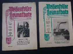 Hrsg.  Rat des Kreises   Weienfelser Heimatbote -  8. Jahrgang 1962 Heft Februar + Mrz -  Einzelheftverkauf mglich  