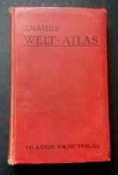 Hrsg.  Riedel . Dr. Johannes    Knaurs  Welt - Atlas   