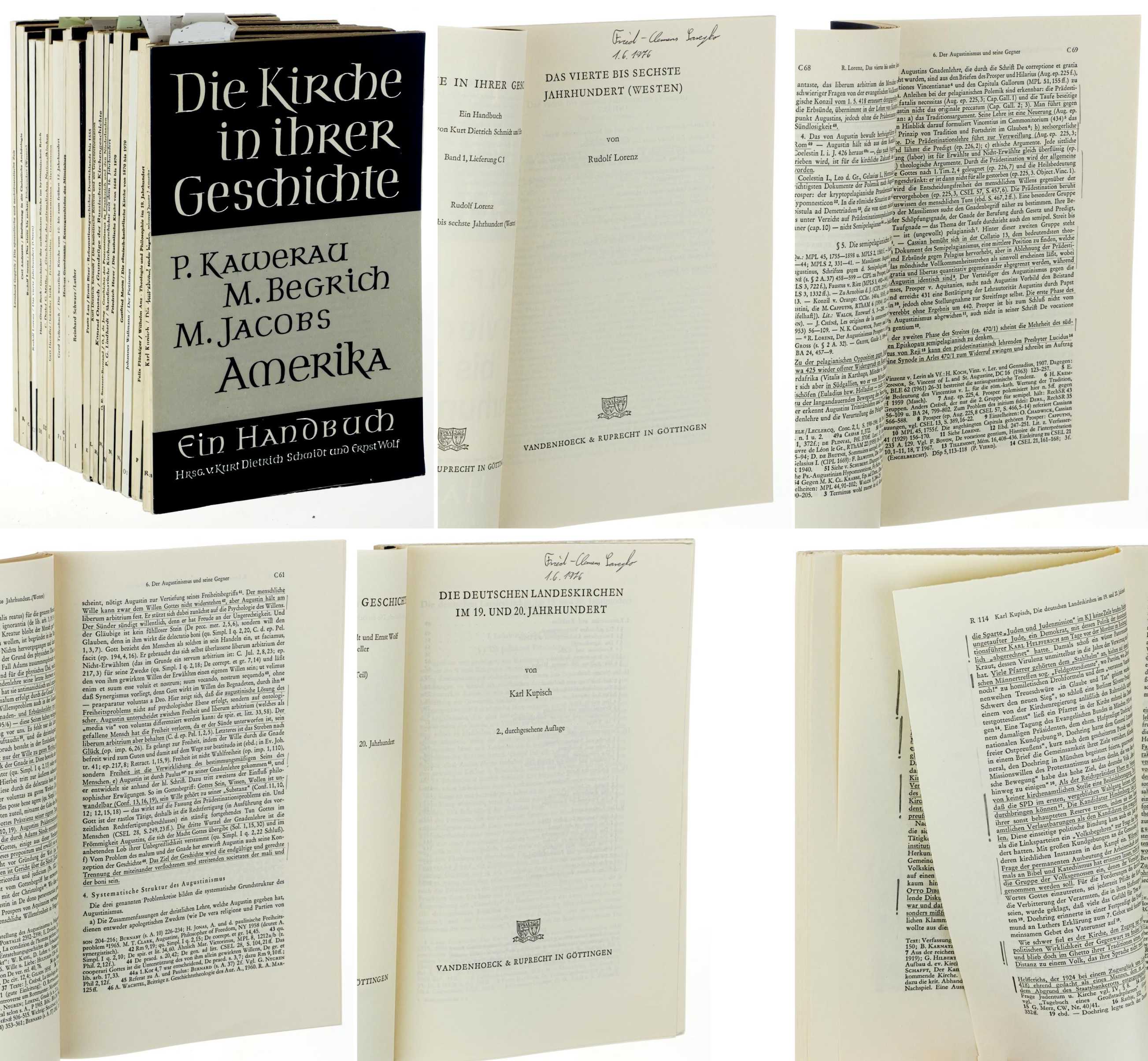   Die Kirche in ihrer Geschichte. Ein Handbuch begr. von Kurt Dietrich Schmidt und Ernst Wolf, hrsg. von Bernd Moeller. 