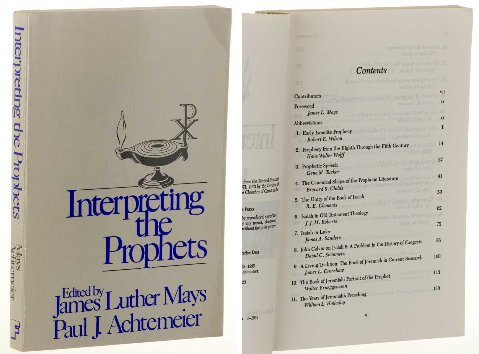 Mays, James Luther/ Achtemeier, Paul J. (ed.):  Interpreting the Prophets. 