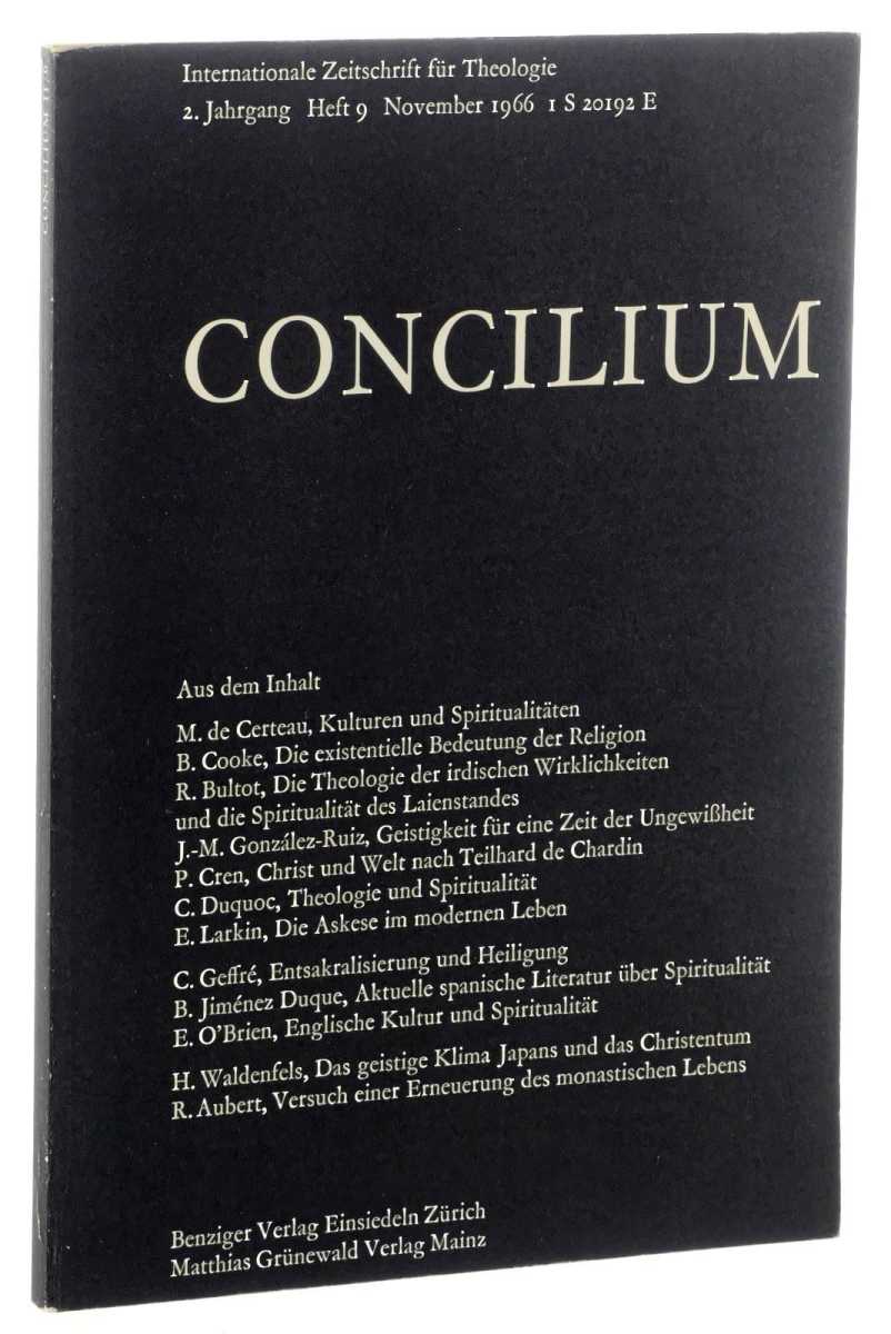   Concilium. Internationale Zeitschrift für Theologie. 