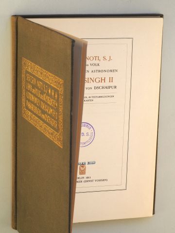 Noti, Severin:  Land und Volk des königlichen Astronomen Dschaisingh II, Maharadscha von Dschaipur. 