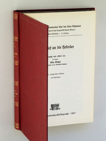 Michel, Otto:  Der Brief an die Hebräer. 