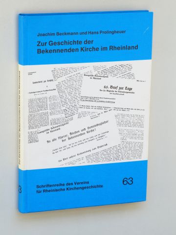 Beckmann, Joachim/ Prolinger, Hans [Hrsg.]:  Zur Geschichte der Bekennenden Kirche im Rheinland. Mitgliederlisten der Pfarrer und Hilfsprediger. - Register zu Dokumentationen des Kirchenkampfes im Rheinland. 