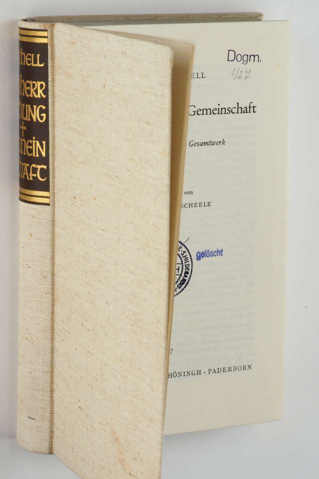 Schell, Herman:  Verherrlichung und Gemeinschaft. Eine Auswahl aus dem Gesamtwerk. Hrsg. von Paul-Werner Scheele. 